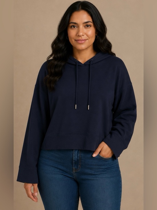Free Assembly Tops - Free Assembly Cropped Hooded Pullover with Drawstring - Size XXL (20)
